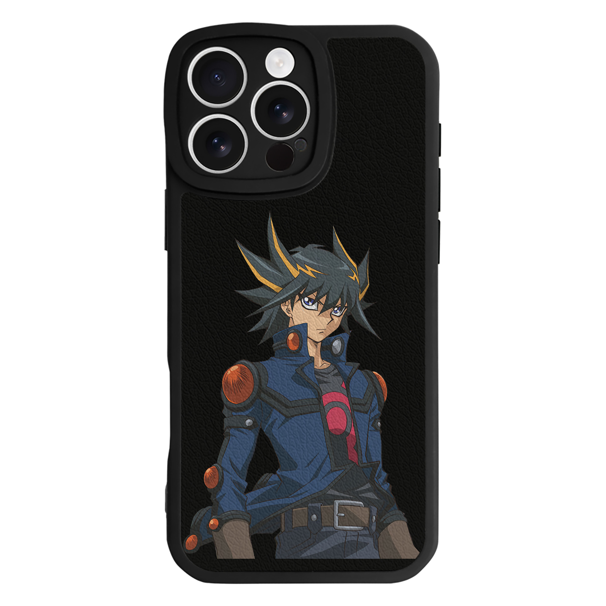 遊☆戯☆王 Yu-Gi-Oh! 【iPhone 16シリーズ対応】シリコンスマホケース（レザー調） 材質：シリコン
